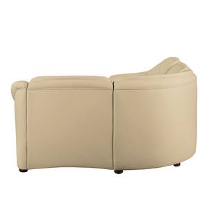 Ecksofa Tamba (mit Schlaffunktion) Kunstleder - Beige - Schlaffunktion davorstehend links