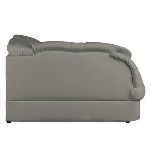 Canapé d'angle Thale Cuir synthétique gris Fonction couchage à droite (vue de face) Imitation cuir gris-Fonction lit