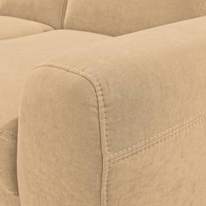 Ecksofa Tofty (mit Schlaffunktion) Microfaser - Beige - Longchair davorstehend links