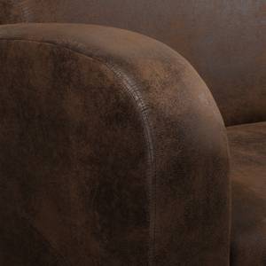 Ecksofa Tullow (mit Schlaffunktion) Vintage Cognac - Longchair davorstehend rechts