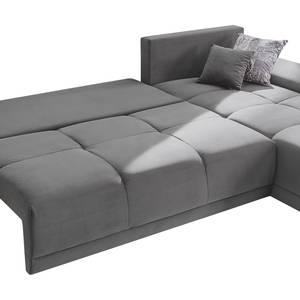 Canapé d'angle Vici (avec fonction couch Avec fonction couchage / angle montable des deux côtés - Microfibre