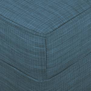 Ecksofa Viona I Webstoff Stoff Meda: Jeansblau - Longchair davorstehend rechts