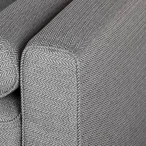 Ecksofa Viona III Webstoff Webstoff - Stoff Kasa: Grau - Longchair davorstehend links