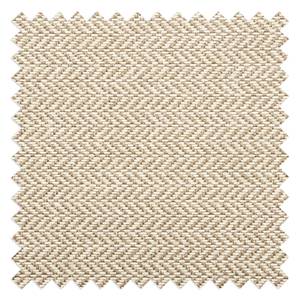 Canapé d'angle Viona III Tissu - Tissu Kasa : Beige - Méridienne courte à droite (vue de face)