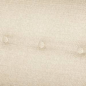 Canapé d'angle Viona III Tissu - Tissu Kasa : Beige - Méridienne courte à droite (vue de face)