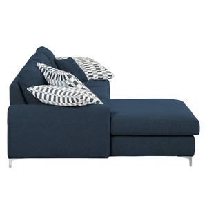 Ecksofa Vitinia Webstoff Blau - Textil - 288 x 93 x 176 cm