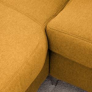 Ecksofa Vitinia Webstoff Gelb - Longchair davorstehend links