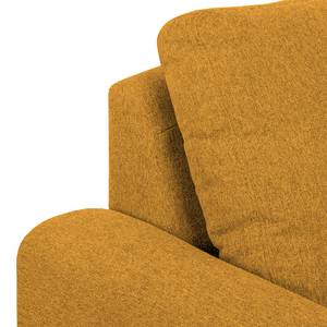 Ecksofa Vitinia Webstoff Gelb - Longchair davorstehend rechts