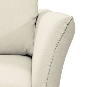 Ecksofa Wings Casual (mit Schlaffunktion) - Webstoff - Beige - Longchair davorstehend links - 7 Kissen