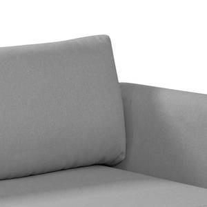 Ecksofa Wings Style (mit Schlaffunktion) - Webstoff - Grau - Longchair davorstehend rechts - 1 Kissen