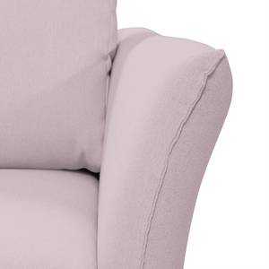 Ecksofa Wings Style (mit Schlaffunktion) - Webstoff - Lavendel - Longchair davorstehend links - Ohne Kissen