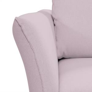 Ecksofa Wings Style (mit Schlaffunktion) - Webstoff - Lavendel - Longchair davorstehend rechts - Ohne Kissen