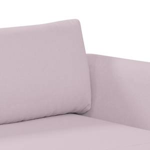 Ecksofa Wings Style (mit Schlaffunktion) - Webstoff - Lavendel - Longchair davorstehend rechts - Ohne Kissen