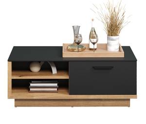 Table basse Synnax Gris - En partie en bois massif - 110 x 41 x 60 cm