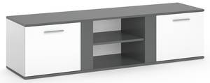 Buffet bas Novelli anthracite/blanc Anthracite