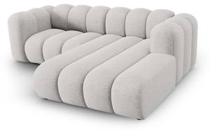 modulares Ecksofa LUPINE 3 Sitzplätze Hellgrau