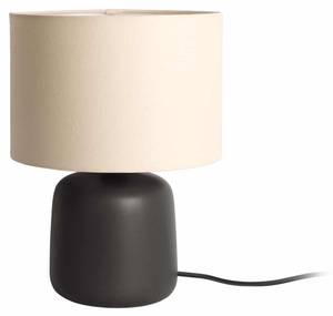 Lampe de Table Alma Straight Noir - Céramique - 23 x 33 x 23 cm