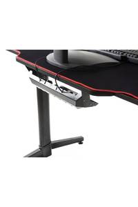 Gaming Desk Ultra Plus (höhenverstellbar) Carbonoptik / Schwarz