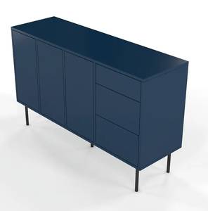 Kommode Dancan Mirka Blau - Holzwerkstoff - 130 x 78 x 40 cm