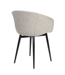 Lot de 2 fauteuils de table Charly Beige - Textile - 52 x 80 x 63 cm