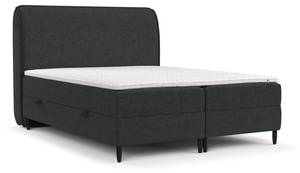 Premium Boxspringbett Lunaro Graphit - Breite: 211 cm