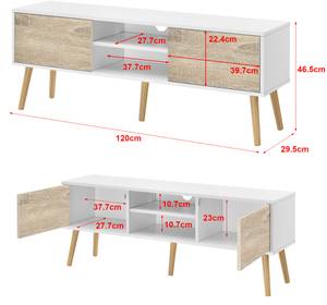 Fernsehtisch Eskilstuna Eiche Dekor
