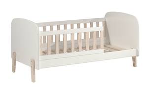 Lit d'enfant Kiddy Blanc - Bois manufacturé - Bois/Imitation - 77 x 69 x 148 cm