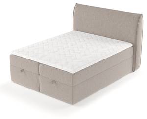 Boxspringbett Mensa Braun - Breite: 140 cm