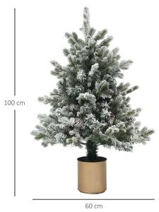 Weihnachtsbaum 830-915V00GN Kunststoff - 60 x 100 x 60 cm