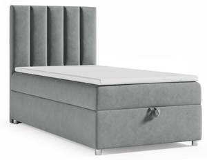 BOXSPRINGBETT mit Bettkasten Trinity K10 Grau - Tiefe: 100 cm