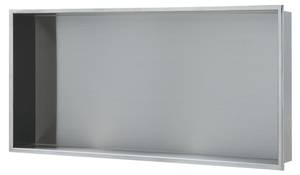 Duschnische Kristinehamn Graumetallic - Silber - 32 x 62 cm