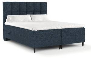 Premium Boxspringbett Anabelle Blau - Breite: 180 cm