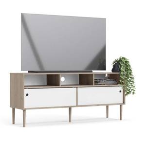 TV Tisch Penny Weiß - Holz teilmassiv - 148 x 64 x 41 cm