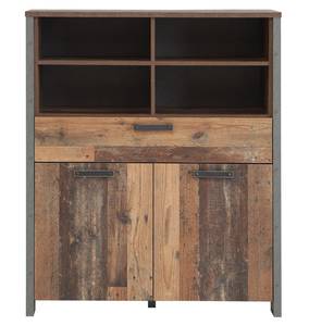 Highboard Cedric 7 Braun - Holzwerkstoff - 107 x 128 x 42 cm