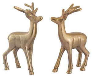 Deko Figur Hirsch Gold