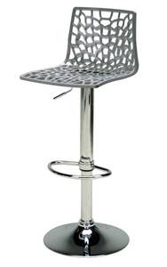 Tabouret de bar CLARK Lot de 2 Gris