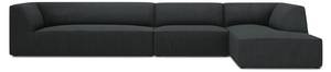 Ecksofa RUBY 5 Sitzplätze Schwarz