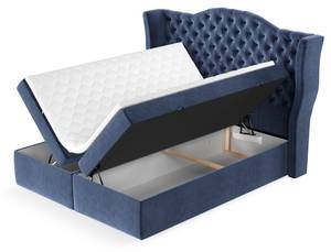 Boxspringbett Royal Blau - Breite: 140 cm