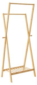 Portant à vêtements Keitele bambou Marron - Bambou - 150 x 150 x 42 cm