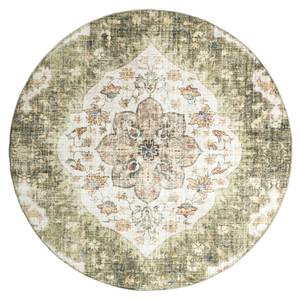 Vintage Gartenteppich R Santo Mandala Grün - 100 x 100 cm