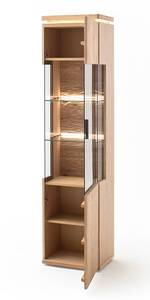 Wohnwand Burgos 31 (4-teilig) mit LED Braun - Holzart/Dekor - Holz teilmassiv - 340 x 204 x 50 cm