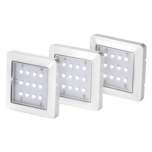LED-Einbauleuchte Sota (3er-Set) By Leuchten Direkt - Kunststoff - Weiß