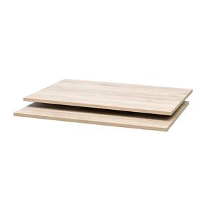 Tablettes Soft Smart II (lot de 2) Imitation chêne de San Remo - Pour 150 cm de largeur / 61 cm de profondeur