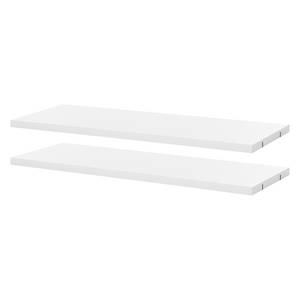 Tablettes d'étagère Cody Lot de 2 - Blanc alpin