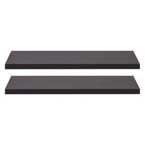 Tablettes d'étagère Cody Lot de 2 - Anthracite