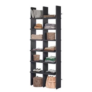 Tablettes d'étagère Cody Lot de 2 - Anthracite - Largeur : 41 cm