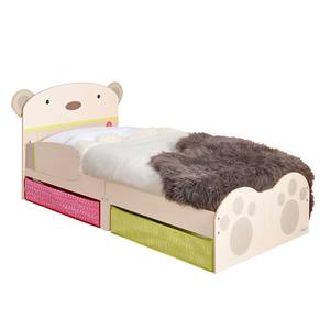 Einzelbett Bear Hug Beige - Holzwerkstoff - 77 x 69 x 147 cm