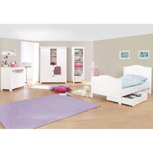 Kinderbed Nina Wit - Massief hout - Hout - 97 x 100 x 206 cm