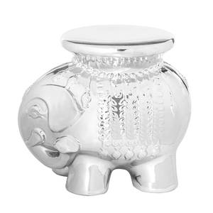 Beistelltisch Elephant Keramik Silber