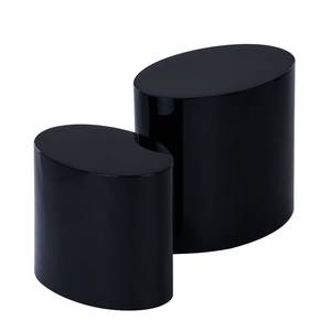 Tables d’appoint Elipse Noir - Noir brillant